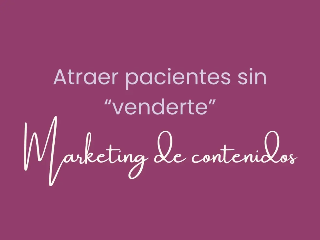 Portada post blog marketing de contenidos para psicólogas
