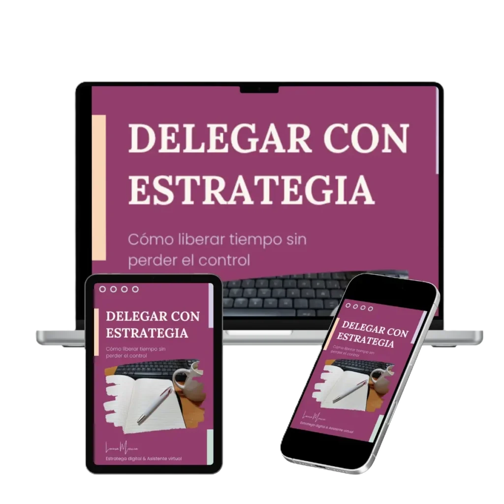 Mockup Guía Delegar con estrategia